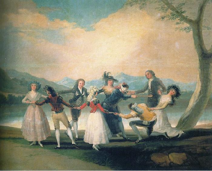 Das Blindekuhspiel, Francisco de Goya